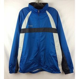 Columbia‎ Men's Windbreaker Jacket Size Large Full Zip Vented Packable Blue